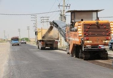 آسفالت جاده روستای خواجه دیزج با 2 میلیارد ریال آغاز شد