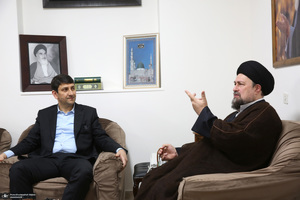 دیدار وزیر و معاونین وزارت ارتباطات با سید حسن خمینی