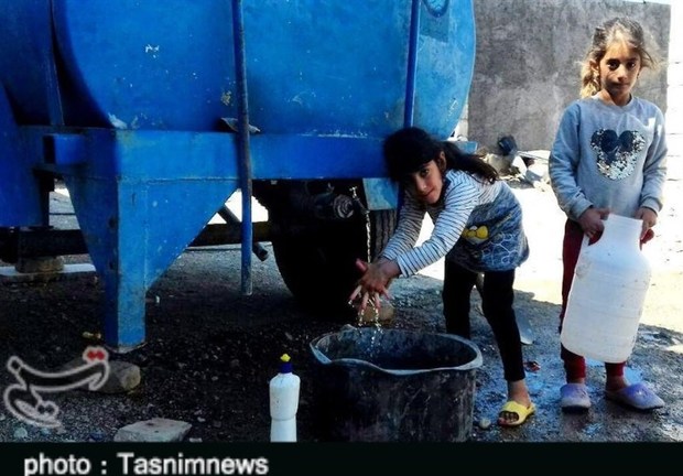 محرومیت مردم یک روستای سیل زده لرستان از آب شرب + تصویر