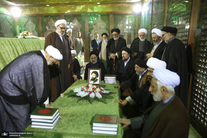 تجدید میثاق مجمع روحانیون مبارز و مجمع مدرسین و محققین حوزه علمیه قم با امام خمینی (س)