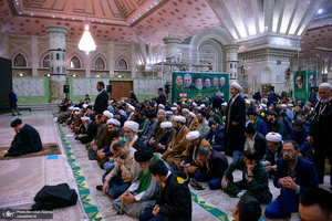 مراسم عزاداری شب شهادت امام هادی(ع) در حرم مطهر امام خمینی
