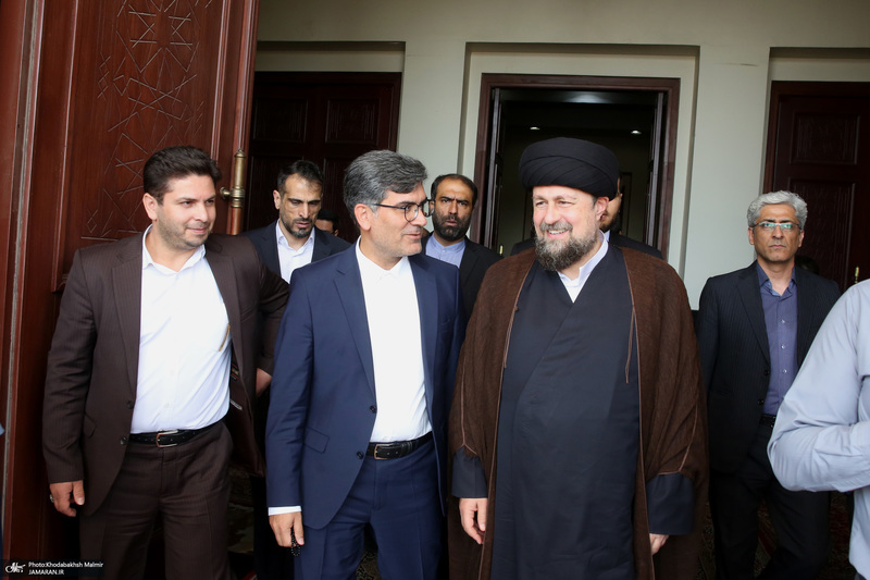 دیدار رئیس و مدیران سازمان حفاظت محیط زیست با سید حسن خمینی