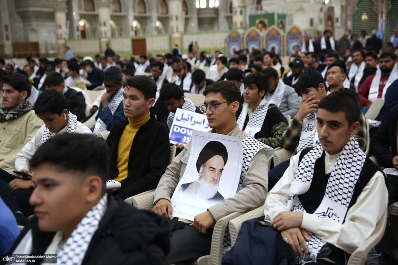 مراسم چهلم شهید سیدحسن نصرالله و سرلشکر نیلفروشان در حرم امام خمینی (س)