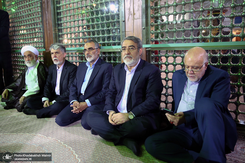 تجدید میثاق رییس جمهور و اعضای دولت با آرمان های امام خمینی(س)