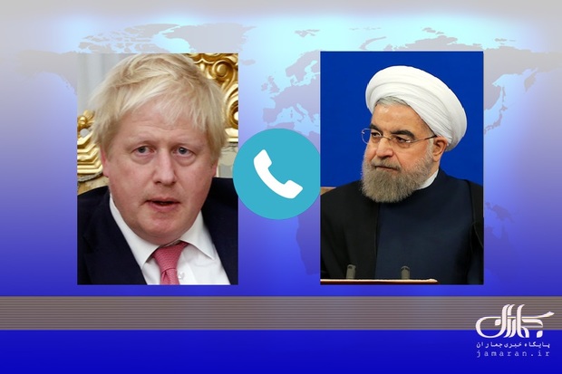 روحانی خطاب به نخست وزیر انگلیس: اگر تلاش های سپهبد شهید قاسم سلیمانی نبود شما امروز در لندن امنیت نداشتید/ جانسون: حفظ برجام در تقویت امنیت بین الملل بسیار مهم است