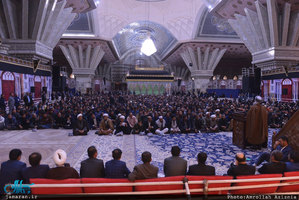 ادای احترام رییس شورای عالی صلح افغانستان نسبت به بنیانگذار جمهوری اسلامی ایران