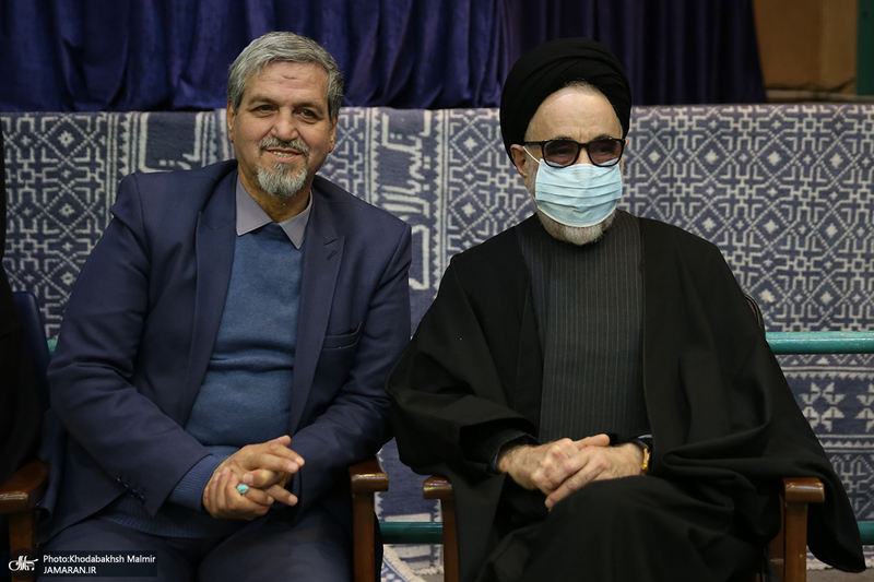 مراسم تشییع مرحوم حسن غفوری فرد از حسینیه جماران