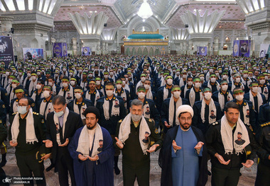 تجدید میثاق دانشجویان و فرماندهان دانشگاه افسری و تربیت پلیس امام حسن مجتبی (ع) با آرمان های امام خمینی (س)