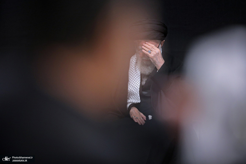 آخرین شب مراسم عزاداری حضرت فاطمه‌زهرا (س) در حسینیه امام خمینی