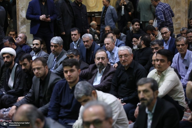 مراسم ختم همسر علی آقامحمدی -1