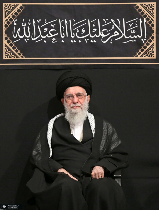 اولین شب مراسم عزاداری حضرت اباعبدالله الحسین (ع) در حسینیه امام خمینی