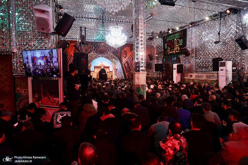 مراسم روز شهادت حضرت على (ع) در امام زاده صالح (ع)