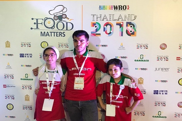 مهندسان کوچک تبریزی مقام چهارم مسابقات تایلند را کسب کردند
