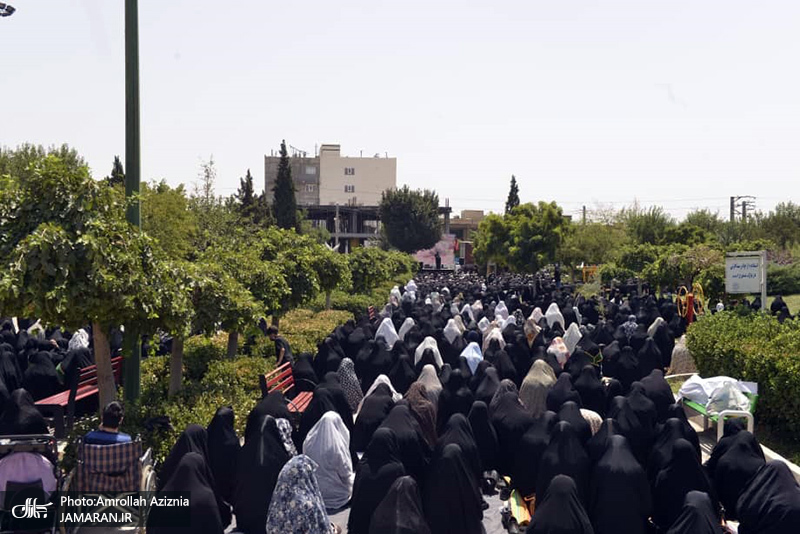 مراسم عزاداری روز عاشورا در محله شادآباد تهران