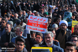 راهپیمایی مردم سراسر کشور در محکومیت ترور سردار قاسم سلیمانی 