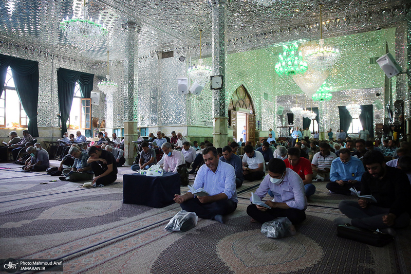 مراسم دعای عرفه در حرم مطهر امامزاده صالح (ع) تجریش