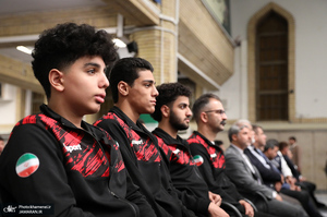 دیدار قهرمانان و مدال‌آوران ورزشی و المپیادهای علمی جهانی با رهبر معظم انقلاب