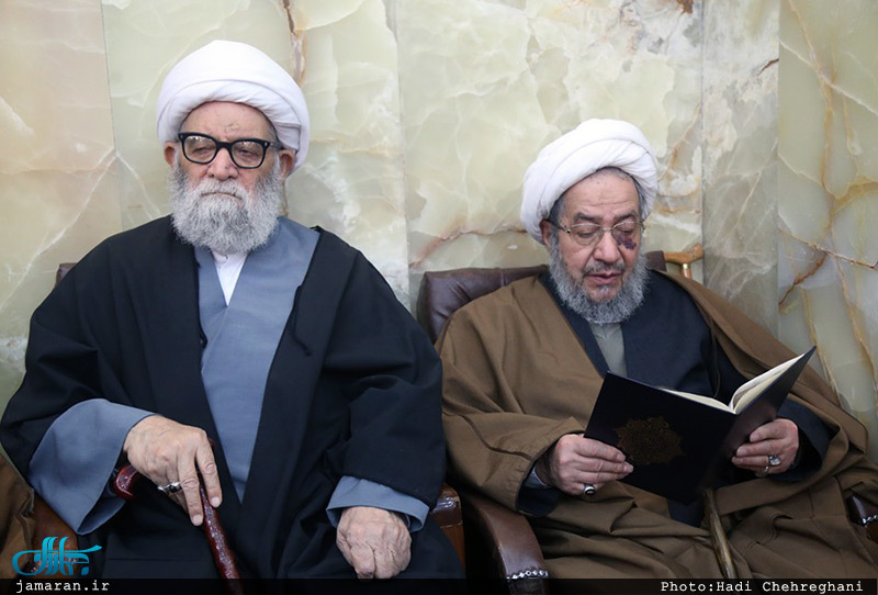 مراسم چهلمین روز درگذشت آیت الله العظمی موسوی اردبیلی(ره) در مسجد اعظم قم