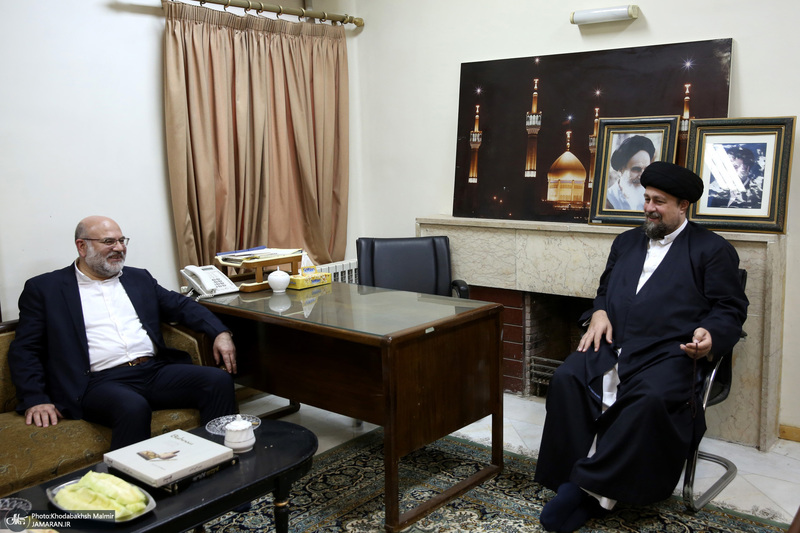 دیدار آصف لقمان قاضی، مدیر امور بین‌الملل جماعت اسلامی پاکستان با سید حسن خمینی