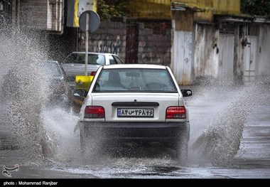 وقوع رگبار باران و مه موقت در برخی مناطق اردبیل