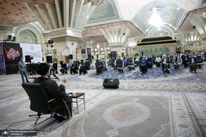 دیدار سرپرست و کارکنان موسسه تنظیم و نشر آثار امام خمینی(س) با سید حسن خمینی