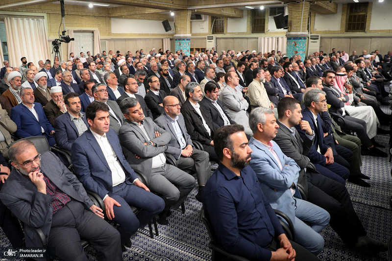 دیدار مسئولان نظام و سفرای کشورهای اسلامی با رهبر معظم انقلاب