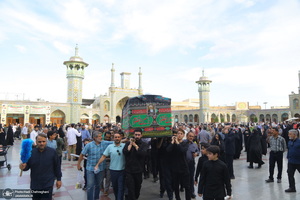 مراسم تشییع و خاکسپاری آیت الله نورالله شاه آبادی(ره) در قم