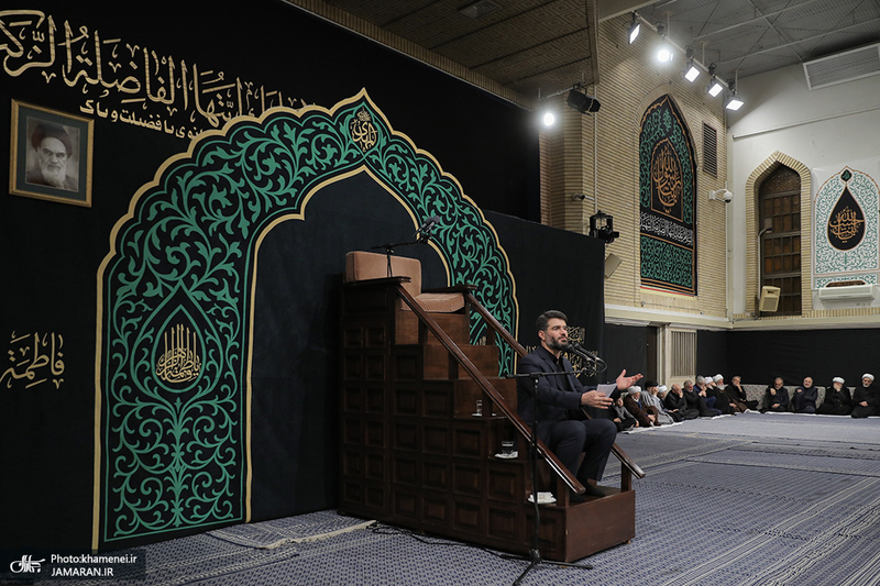 مراسم عزاداری شب شهادت حضرت زهرا (س) در حسینیه امام خمینی(ره)