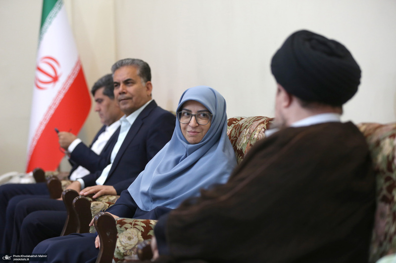 دیدار رئیس و مدیران سازمان حفاظت محیط زیست با سید حسن خمینی