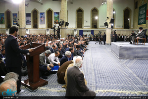 دیدار جمعی از استادان، نخبگان و پژوهشگران دانشگاه‌ها با رهبر معظم انقلاب