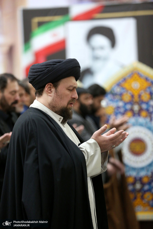 مراسم عزاداری شب شهادت حضرت زهرا (س) در حرم امام خمینی