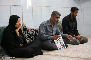 دیدار با خانواده شهیدان جمالی نژادی و سلیمنی از شهدای دانش آموز میناب