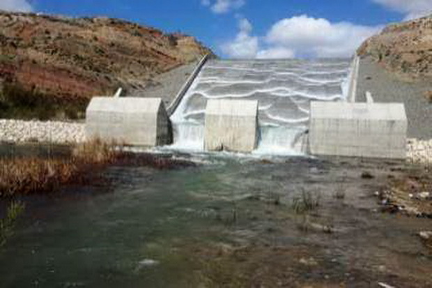 سد آغ چای چایپاره سرریز شد