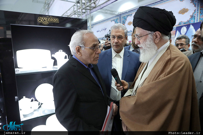 بازدید رهبر انقلاب از نمایشگاه کالای ایرانی