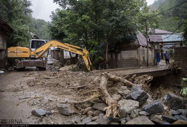 شرایط منطقه سیل زده رحیم آباد رودسر در حال عادی شدن است