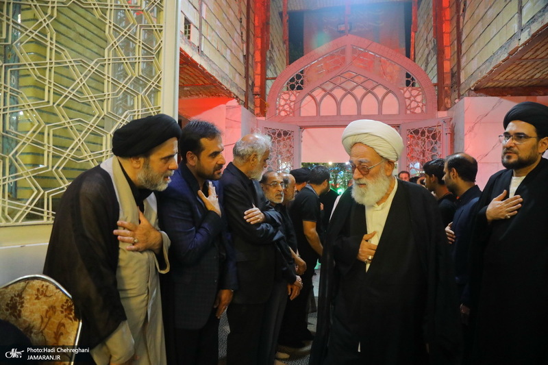 مراسم بزرگداشت همسر مرحوم آیت الله سید حسن طاهری خرم آبادی 