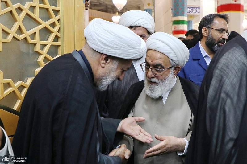 مراسم بزرگداشت آیت الله العظمی شبیری زنجانی (ره) توسط آیت الله للعظمی مکارم شیرازی