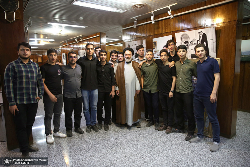 مراسم عزاداری دانشجویان دانشگاه علوم پزشکی تهران به مناسبت شهادت حضرت رقیه در حسینیه جماران