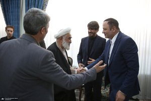 دیدار دبیر شورای عالی مناطق آزاد باسید حسن خمینی