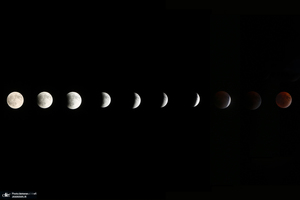 ماه‌گرفتگی کامل یا همان «ماه خونین» امشب آسمان تهران