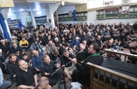 مراسم تاسوعای حسینی در دفتر آیت الله العظمی صانعی (1)