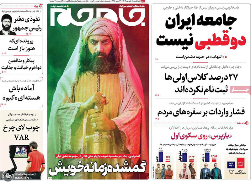 گزیده روزنامه های 8 شهریور 1402