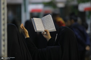 احیای شب بیست و یکم ماه مبارک رمضان در گلزار شهدای قم‎