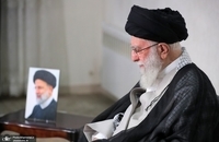 حضور رهبرانقلاب در منزل رئیس‌جمهور شهید حجت‌الاسلام والمسلمین رئیسی (3)