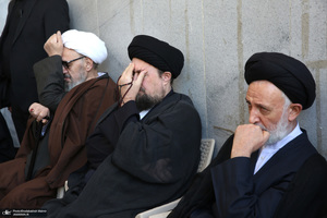 مراسم تشییع آیت الله رحمت (ره)  در حرم مطهر امام خمینی(س)