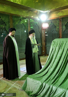 حضور رهبر معظم انقلاب در مرقد مطهر امام خمینی(س) و گلزار شهیدان