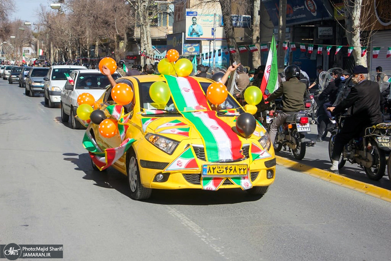 راهپیمایی 22 بهمن در خمین