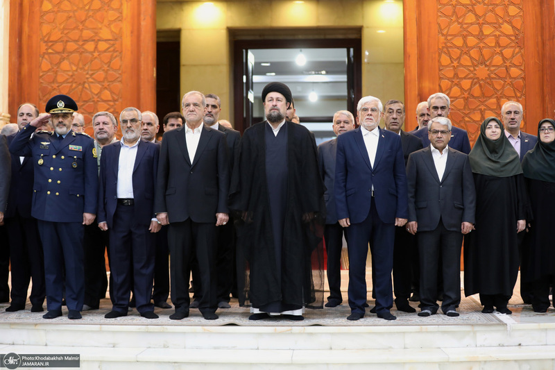 تجدید میثاق رئیس‌جمهور و اعضای دولت با آرمان‌های حضرت امام خمینی (س) - 2