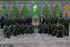 تجدید میثاق فرماندهان نیروی هوایی ارتش با آرمان های حضرت امام(س)