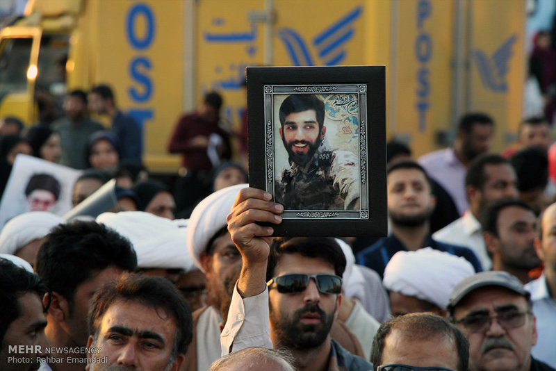 تجمع و راهپیمایی مردمی در اعتراض به آشوب های اخیر در استان 